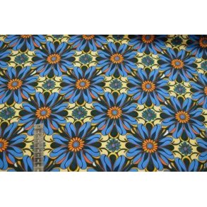 �kotex bomulds jersey, Retroblomster