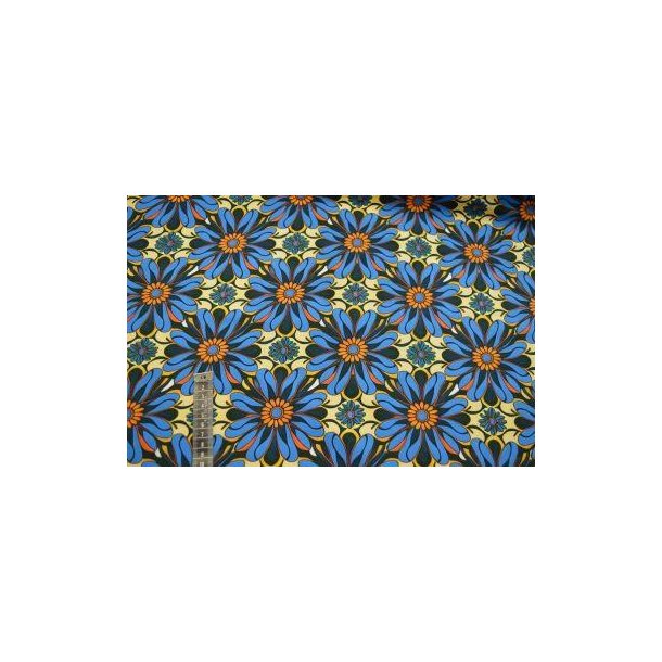 �kotex bomulds jersey, Retroblomster