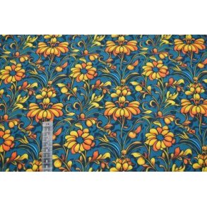 �kotex bomulds jersey, Retroblomster