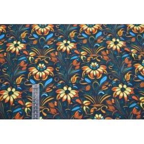 �kotex bomulds jersey, Retroblomster