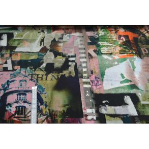 Viscose jersey m/print