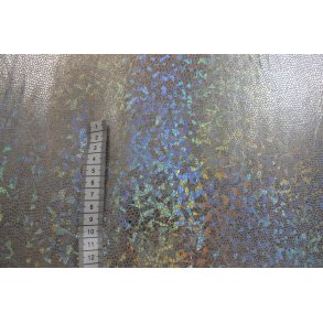 Glitter polyester jersey S�lv