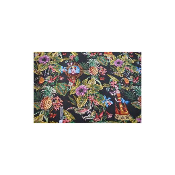 Gobelin, Blomster, fugle og ansigter