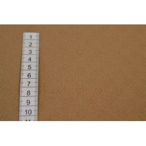 �kotex Bomuld m/m�nster Lys kaffebrun