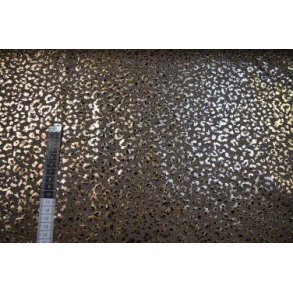 Alpen fleece Brun m/guldprint