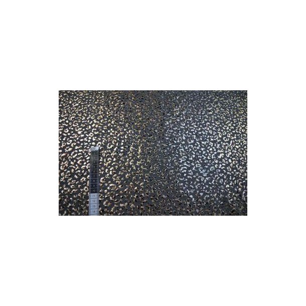 Alpen fleece, M�rkgr� m/guldprint