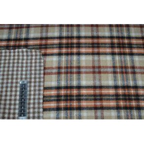 Ternet uld/polyester, dobbeltface