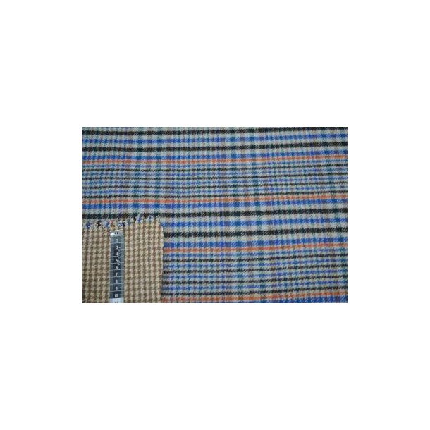 Ternet uld/polyester, dobbeltface