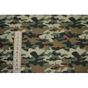 �kotex bomuld/poplin Gr�nlig camouflage
