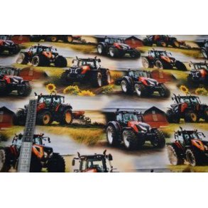 �kotex bomulds jersey m/Traktor