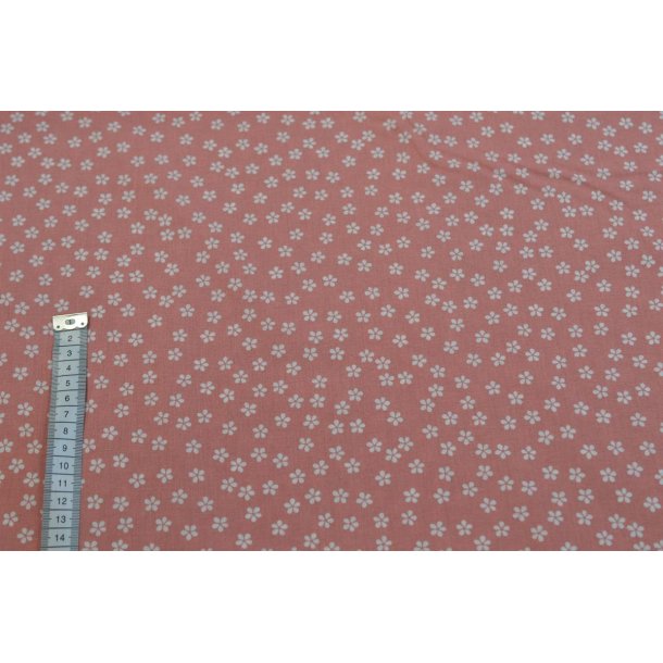 �kotex Bomuld Poplin m/blomster Lyser�d