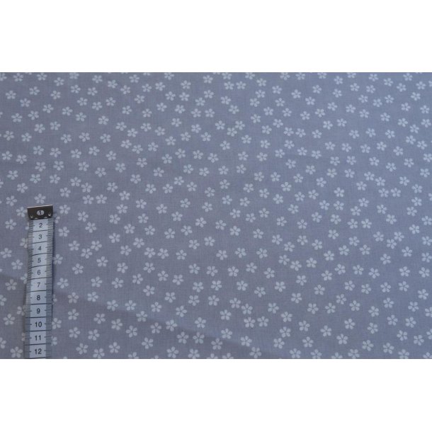 �kotex Bomuld Poplin m/blomster, Gr�