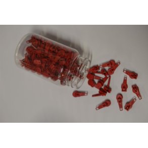 Skyder til spiral lynl�s 4 mm R�d