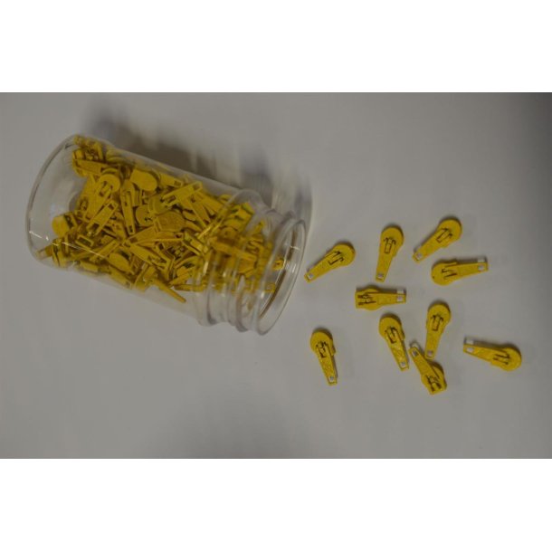 Skyder til spiral lynl�s 4 mm Gul