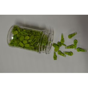 Skyder til spiral lynl�s 4 mm Lysgr�n