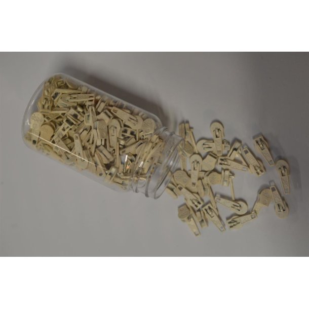 Skyder til spiral lynl�s 4 mm R�hvid