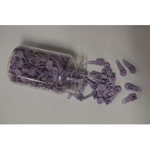 Skyder til spiral lynl�s 4 mm Lys lilla