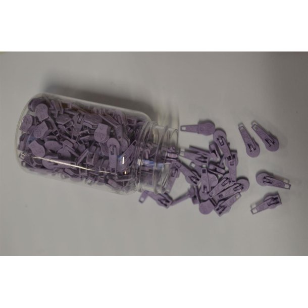 Skyder til spiral lynl�s 4 mm Lys lilla
