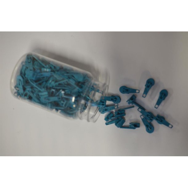 Skyder til spiral lynl�s 4 mm Turkis