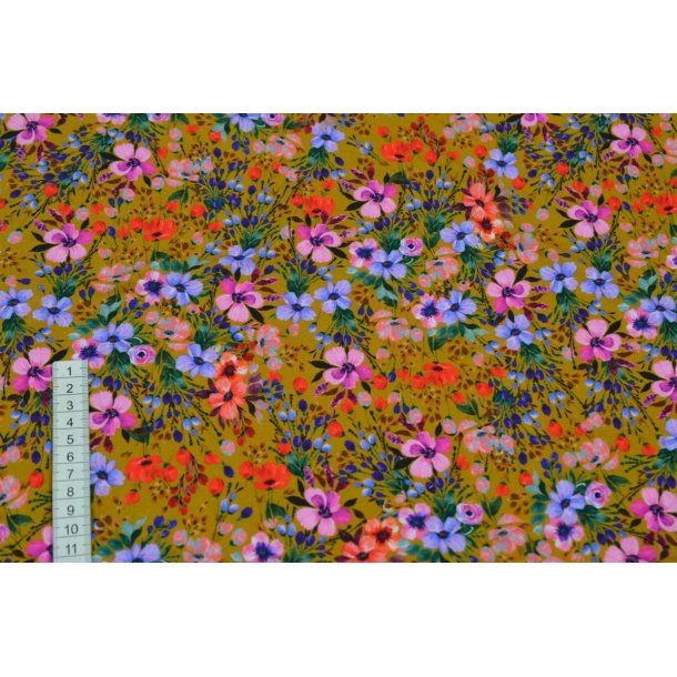 �kotex Viscose Jersey m/blomster