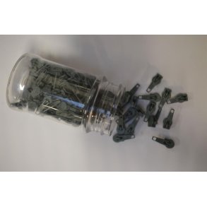 Skyder til spiral lynl�s 4 mm M�rkgr�