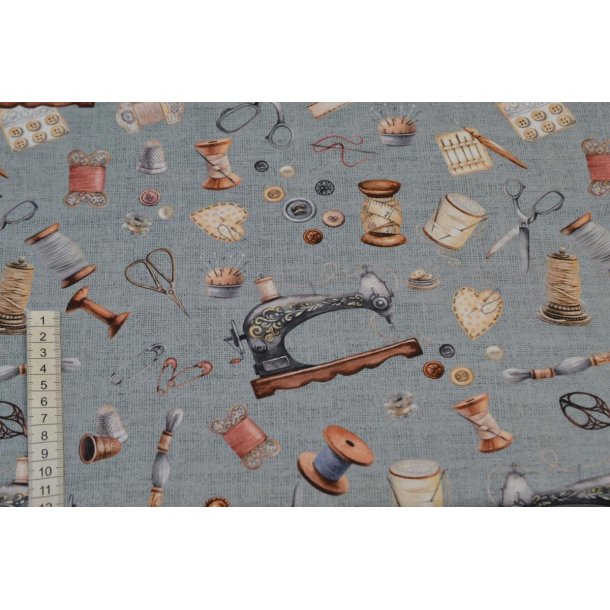 Canvas groftv�vet bomuld m/sygrej