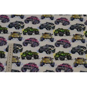 �kotex bomulds jersey m/Biler