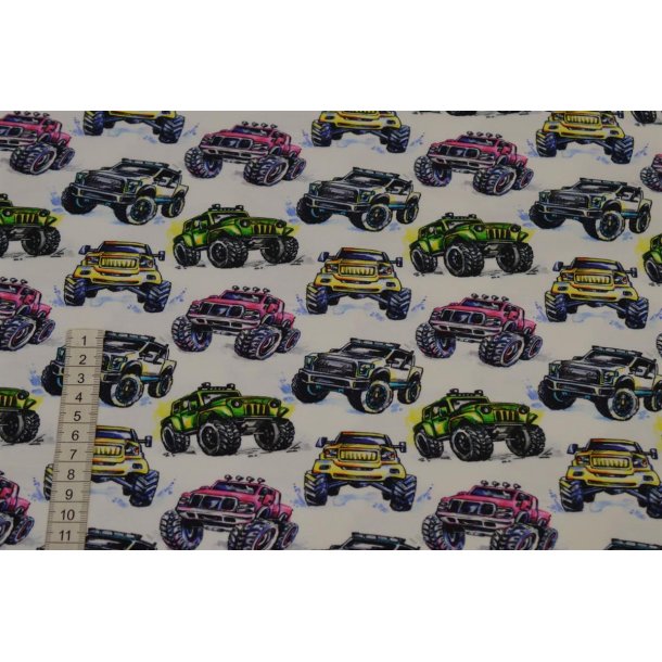 �kotex bomulds jersey m/Biler