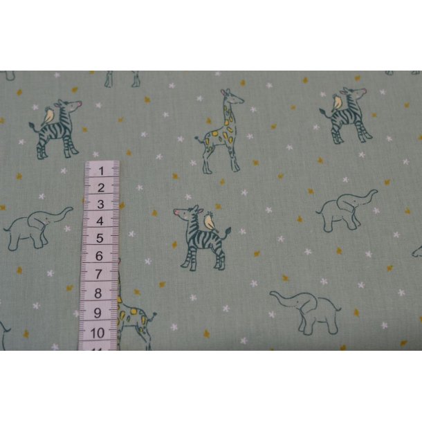 Bomuld Poplin Gots Gr�n