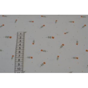 Gots Bomulds Jersey m/blomster