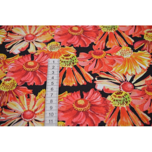 �kotex bomulds jersey m/Blomster