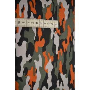 Bomuld/poplin Camouflage 