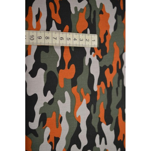 Bomuld/poplin Camouflage 
