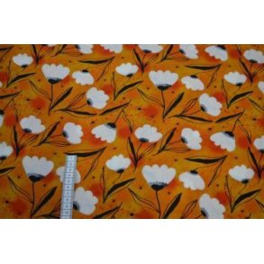 Rayon/viscose poplin digital blomster