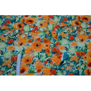 �kotex modal/bomulds jersey m/Blomster