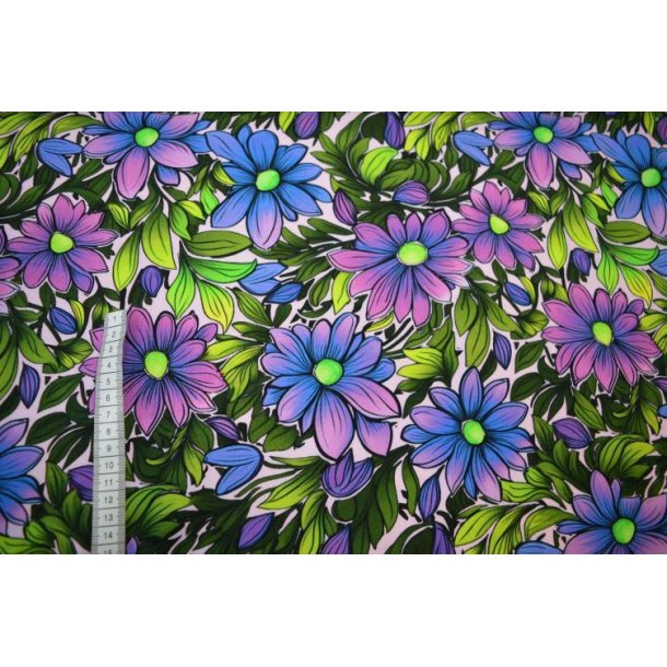 �kotex bomulds jersey m/Blomster