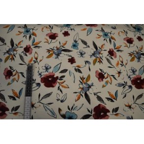Viscose jersey, Blomster