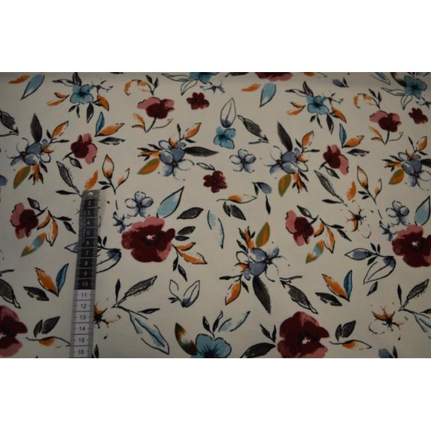 Viscose jersey, Blomster