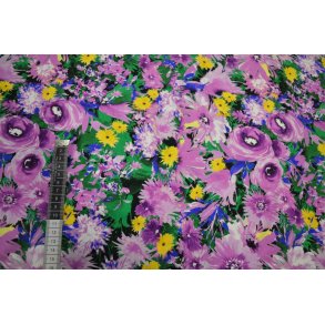 Bomuld/modal jersey m/Blomster