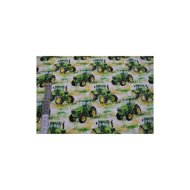 �kotex Bomulds jersey, Green Tractors