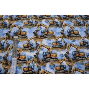 �kotex bomulds jersey, Blue excavator