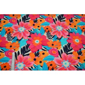 �kotex bambus jersey m/Blomster