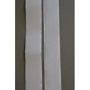 Velcro (Hook og Loop) Selvkl�bende  Hvid 20mm
