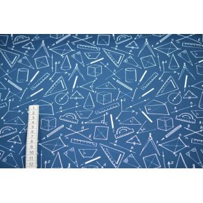 �kotex bomuld/poplin Bl� m/print