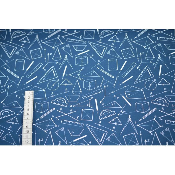 �kotex bomuld/poplin Bl� m/print