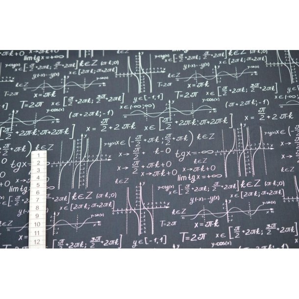 �kotex bomuld/poplin Sort m/print