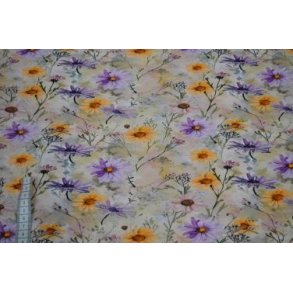 �kotex bomulds jersey, Watercolor Flower Splash