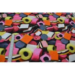 �kotex bomulds jersey, Lakridskonfekt