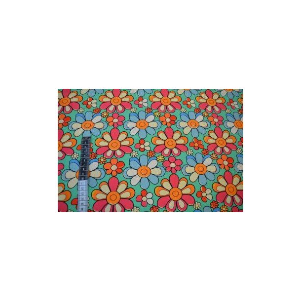 �kotex bomulds jersey, Flower power retro