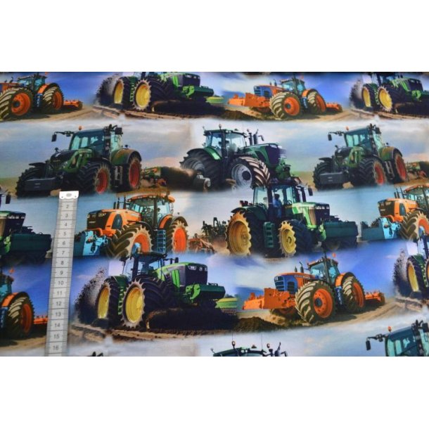 �kotex bomulds jersey m/traktor